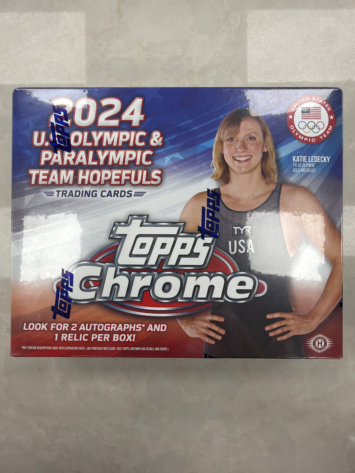 2024 Topps Chrome US Olympic & Paralympic Hopefuls Hobby Box