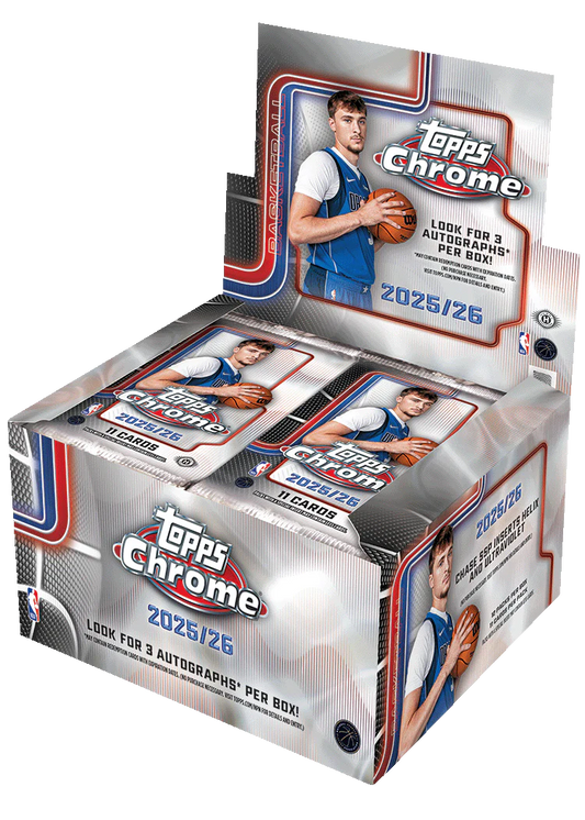 2025-26 Topps Chrome® Basketball - Hobby Jumbo Box
