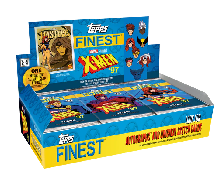 2025 Topps Finest X-Men 97' Hobby Box – Grand Slam Collectibles