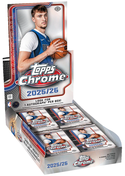 2025-26 Topps Chrome® Basketball - Hobby Box