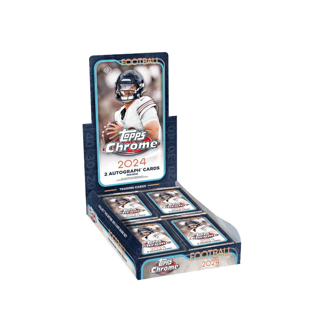 2024 Topps Chrome Football Hobby Box – Grand Slam Collectibles