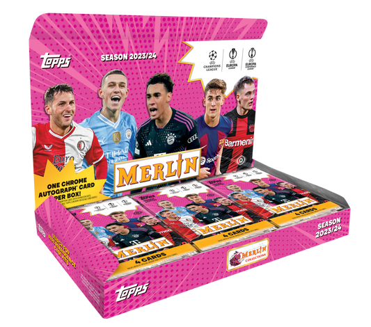 2023-24 Topps Merlin UEFA Club Competitions - Hobby Box