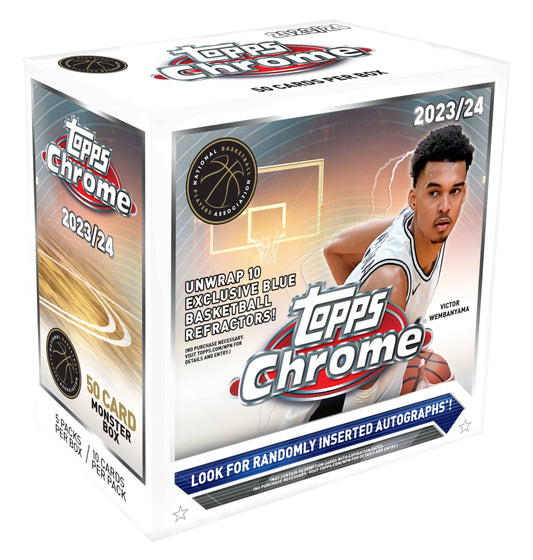 2023-24 Topps Chrome Basketball Mega Monster Box