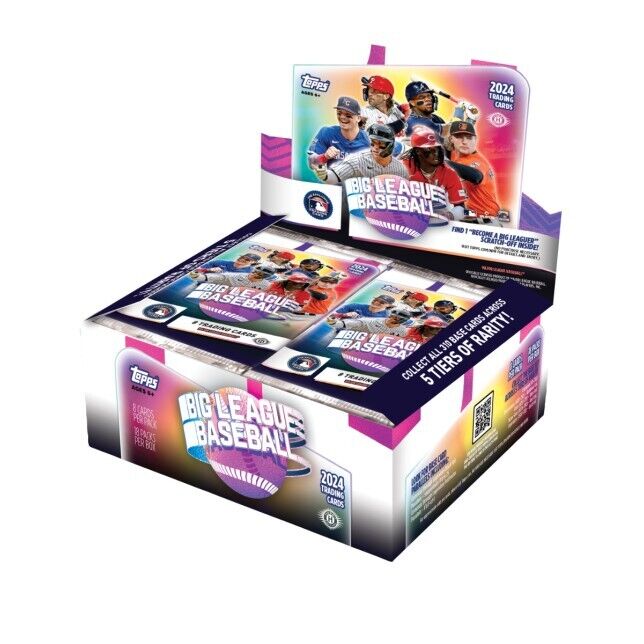 未開封品 2024 Topps Big League Baseball Amazon.com: 2024 Topps Big League Baseball Hobby Box