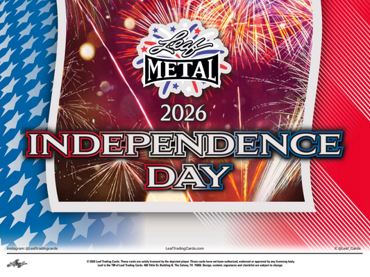 2026 Leaf Metal Independence Day Founding Fathers Edition Hobby Box
