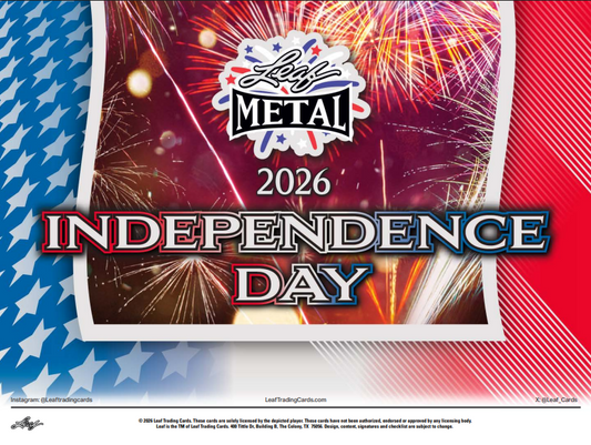 2026 Leaf Metal Independence Day Hobby Box