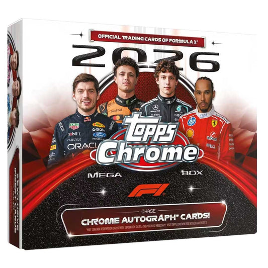 2026 Topps Chrome F1 Formula 1 Mega Box