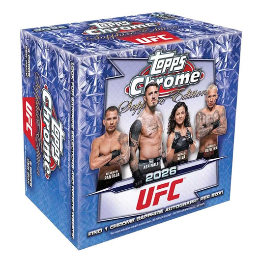 2026 Topps UFC Chrome Sapphire Edition Box