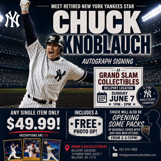 Chuck Knoblauch Single Autograph Any Item!