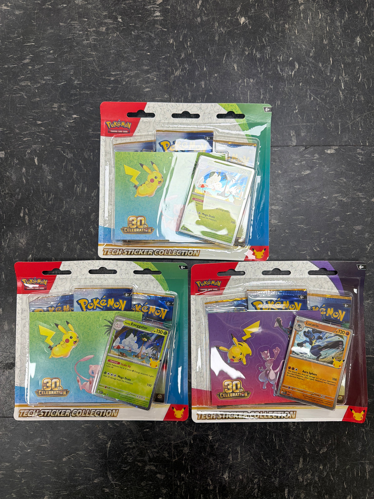 Pokemon 30th Anniversary Tech Stickers