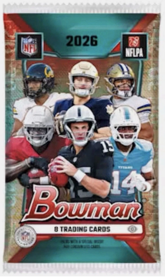 2026 Bowman Football Hobby Pack