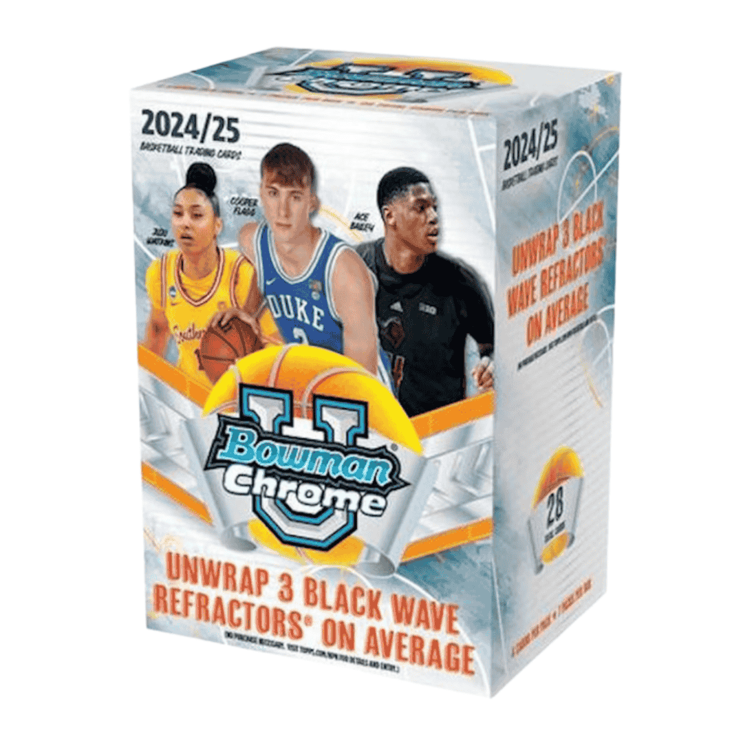 2024-25 Bowman Chrome University Basketball Blaster Box