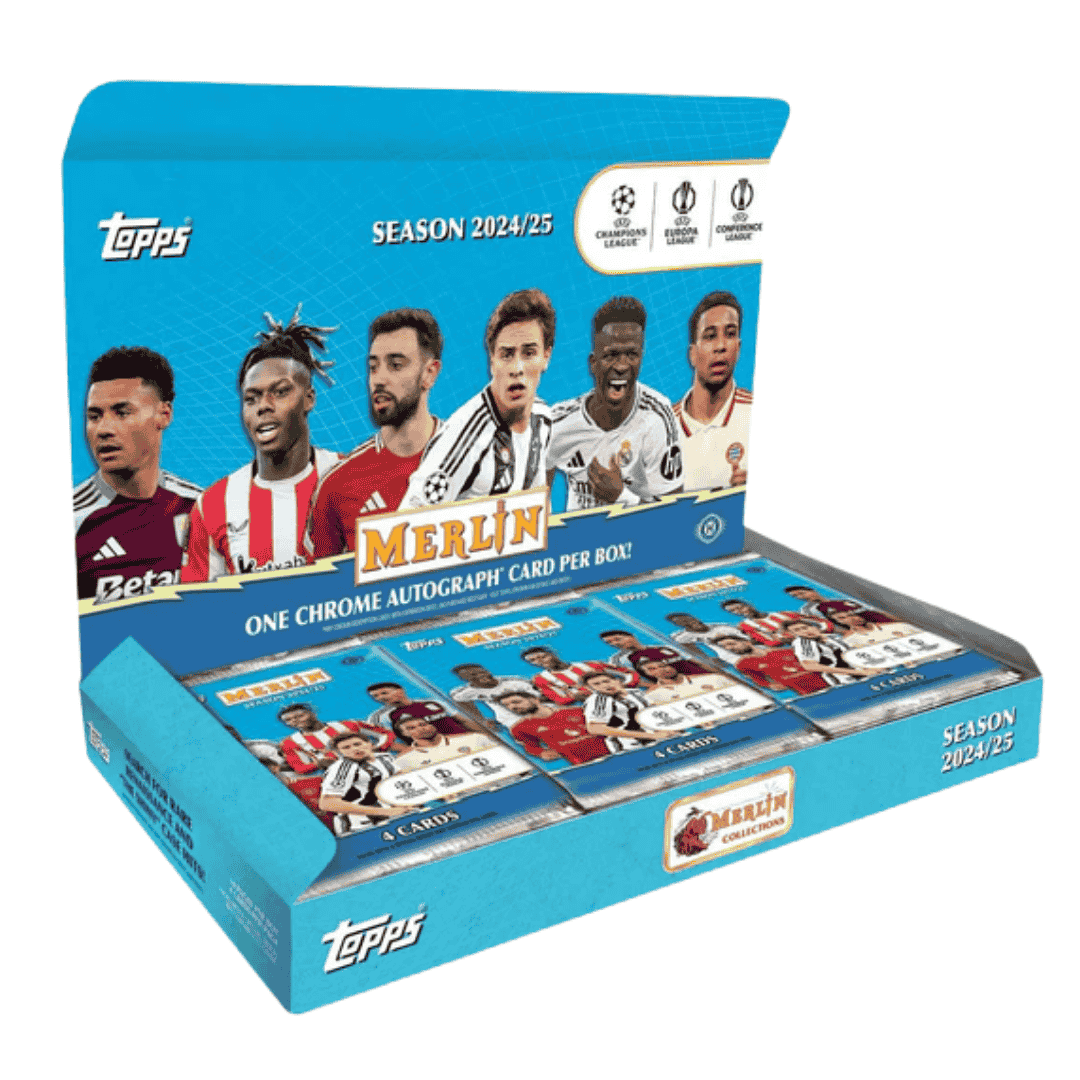 2024-25 Topps UEFA Club Competitions Merlin Chrome Soccer Hobby
