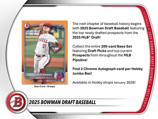 2025 Bowman Draft Baseball Super Jumbo Pack