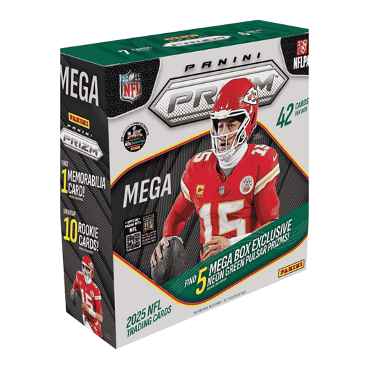 2025 Panini Prizm Football Mega Box (Green Pulsar Prizms)