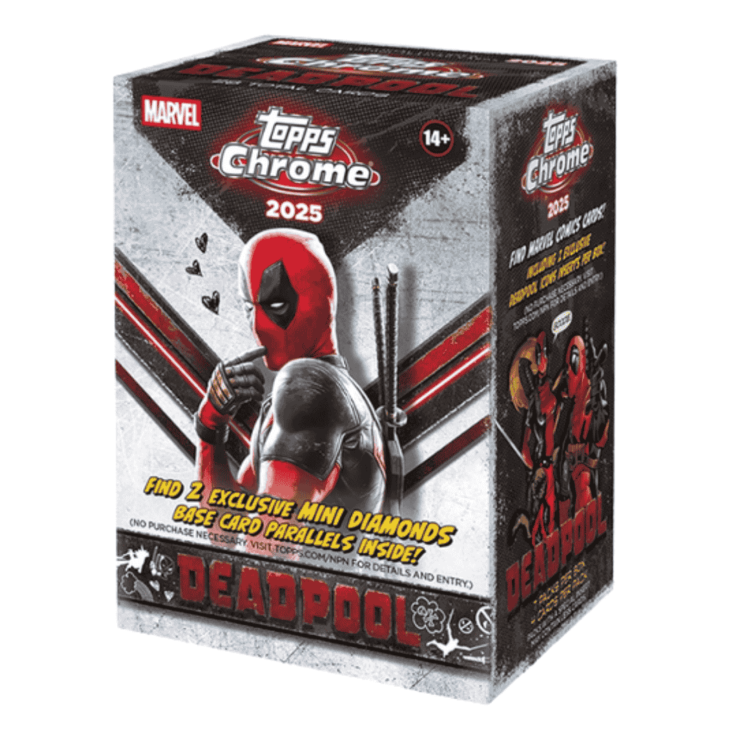 2025 Topps Chrome Marvel Deadpool Blaster Box