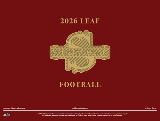 2026 Leaf Spectacular Football Box