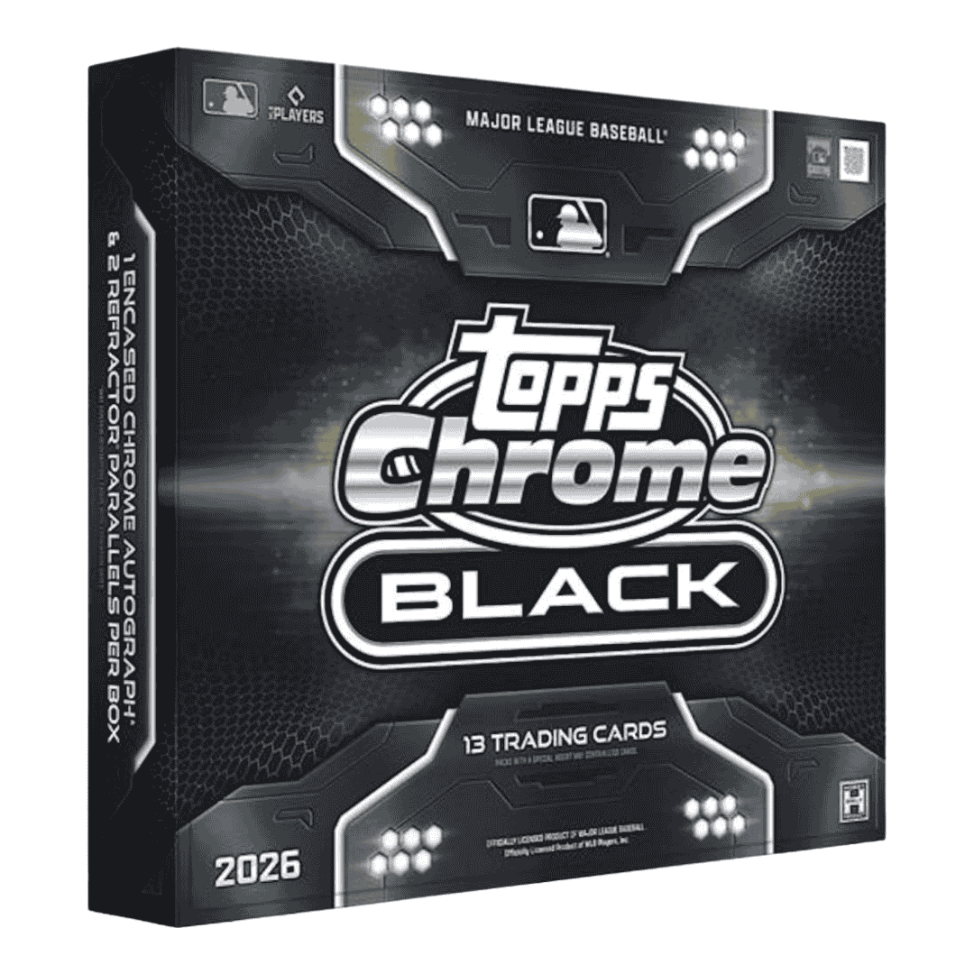 MLB Topps Chrome Black 2026 新品未開封 1box 2026 Topps Chrome Black Baseball Hobby Box – Grand Slam Collectibles