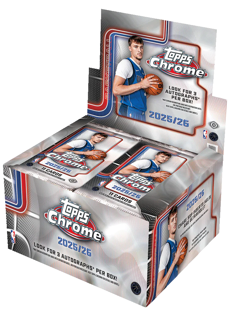 2025-26 Topps Chrome® Basketball - Hobby Jumbo Box
