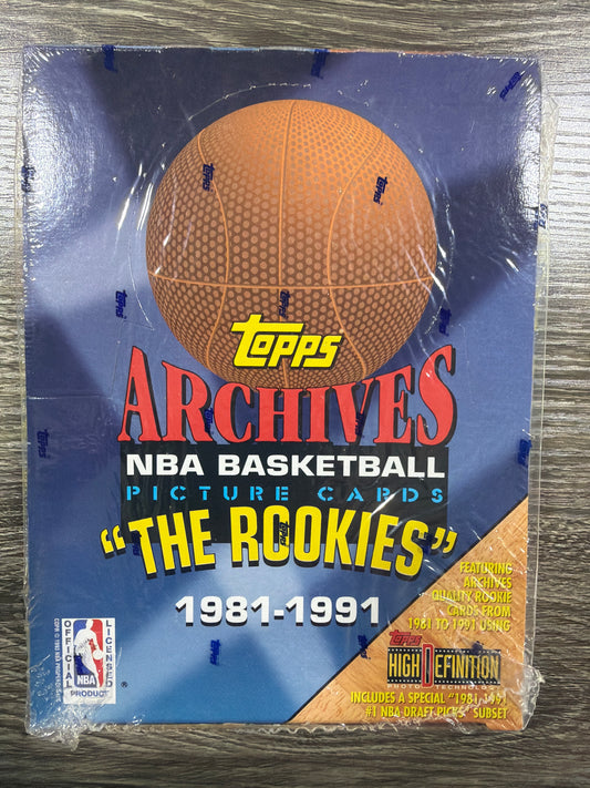 1993 Topps Archives Basketball The Rookies Box
