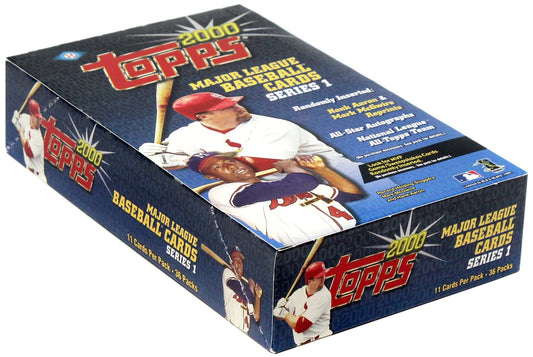 2000 Topps Series 1 Baseball Hobby Box