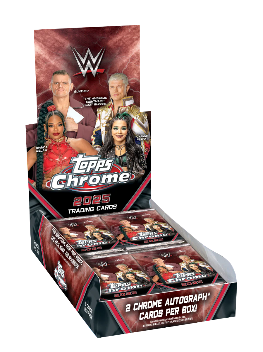 2025 Topps Chrome WWE Wrestling Hobby Box