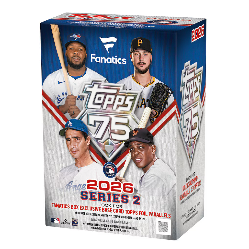 2026 Topps Series 2 Baseball Factory Sealed Fanatics Exclusive Value Box
