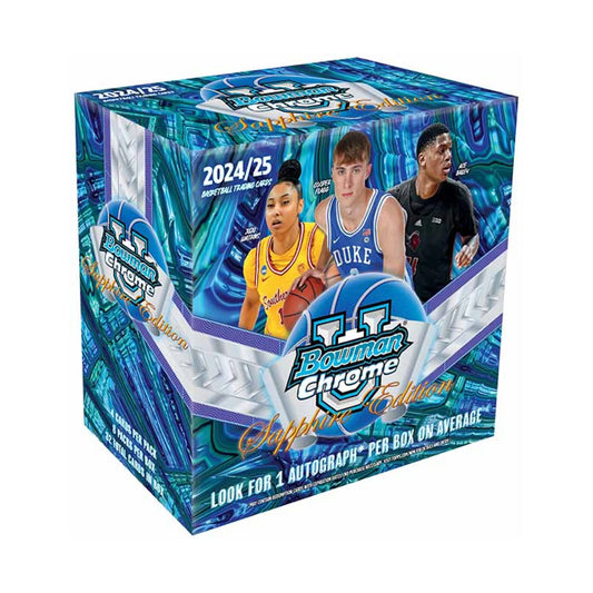 2024-25 Bowman University Chrome Basketball Sapphire Box