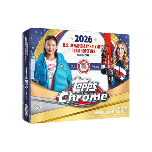 2026 Topps Chrome U.S. Olympics Factory Sealed Hobby Box