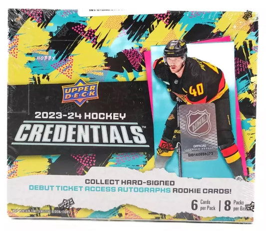 2023-24 Upper Deck Credentials Hobby Box