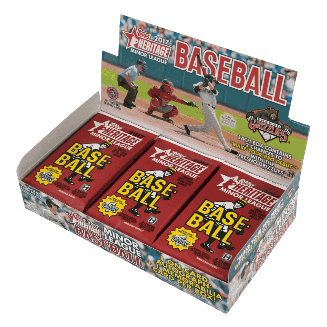 2017 Topps Heritage Minor League Baseball Hobby Box