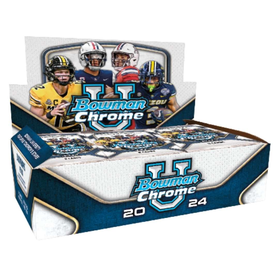 2024 Bowman University Chrome Football Hobby Jumbo Box