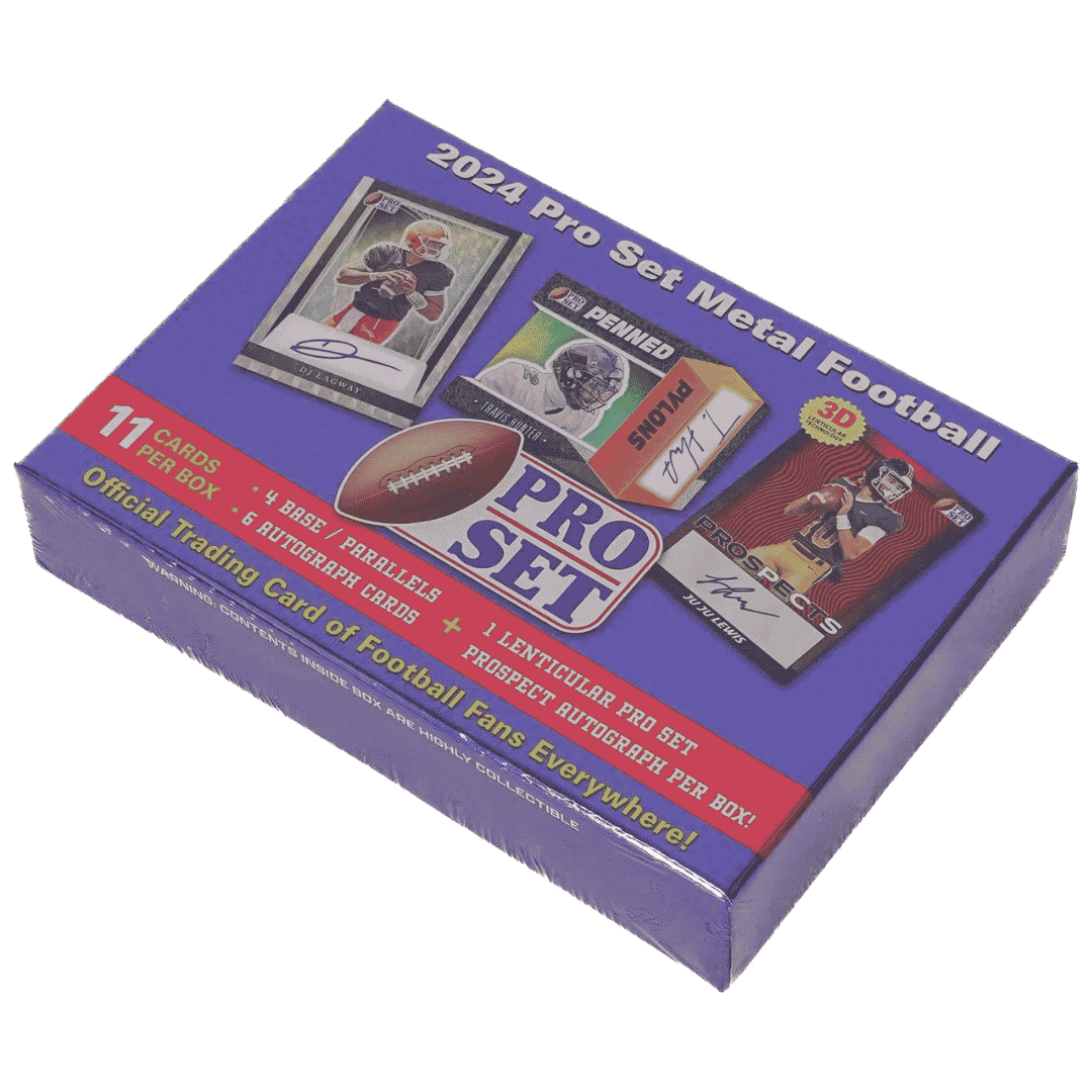 2024 Pro Set Metal Football Hobby Box