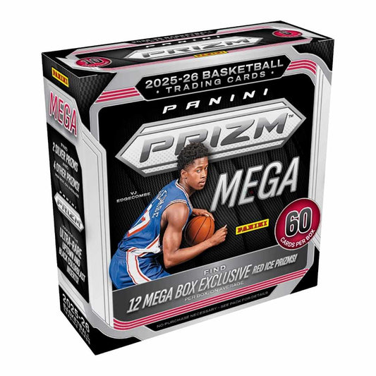 2025-26 Panini Prizm Basketball Mega Box (Red Ice Prizms!)