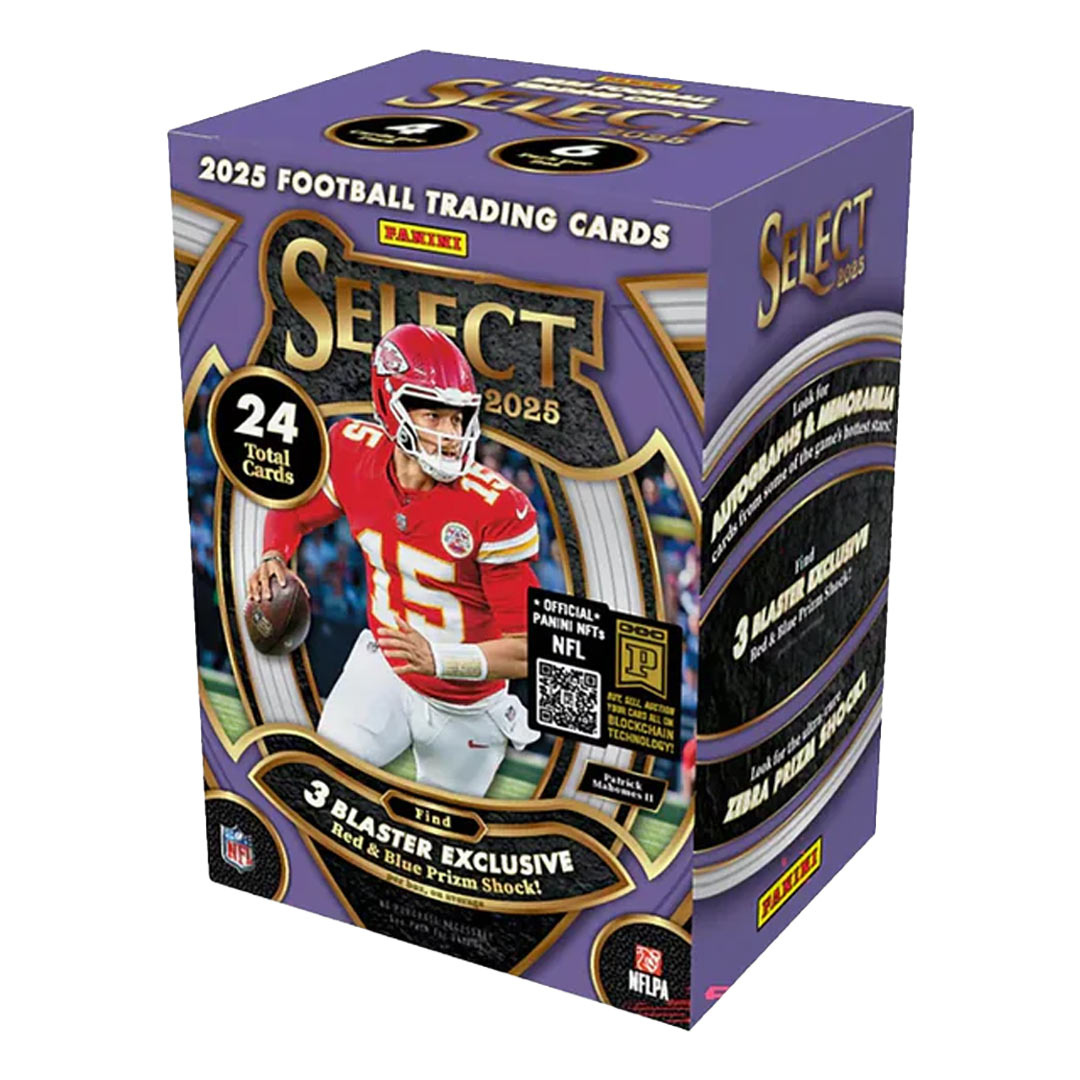 2025 Panini Select Football 6-Pack Blaster Box (Red & Blue Prizms!)
