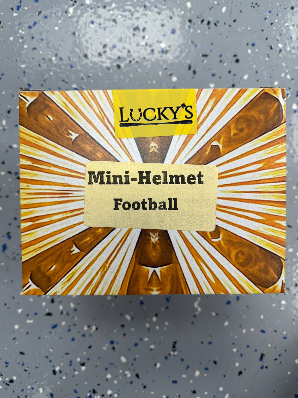 Lucky’s Loot Mystery Signed Football Mini Helmet