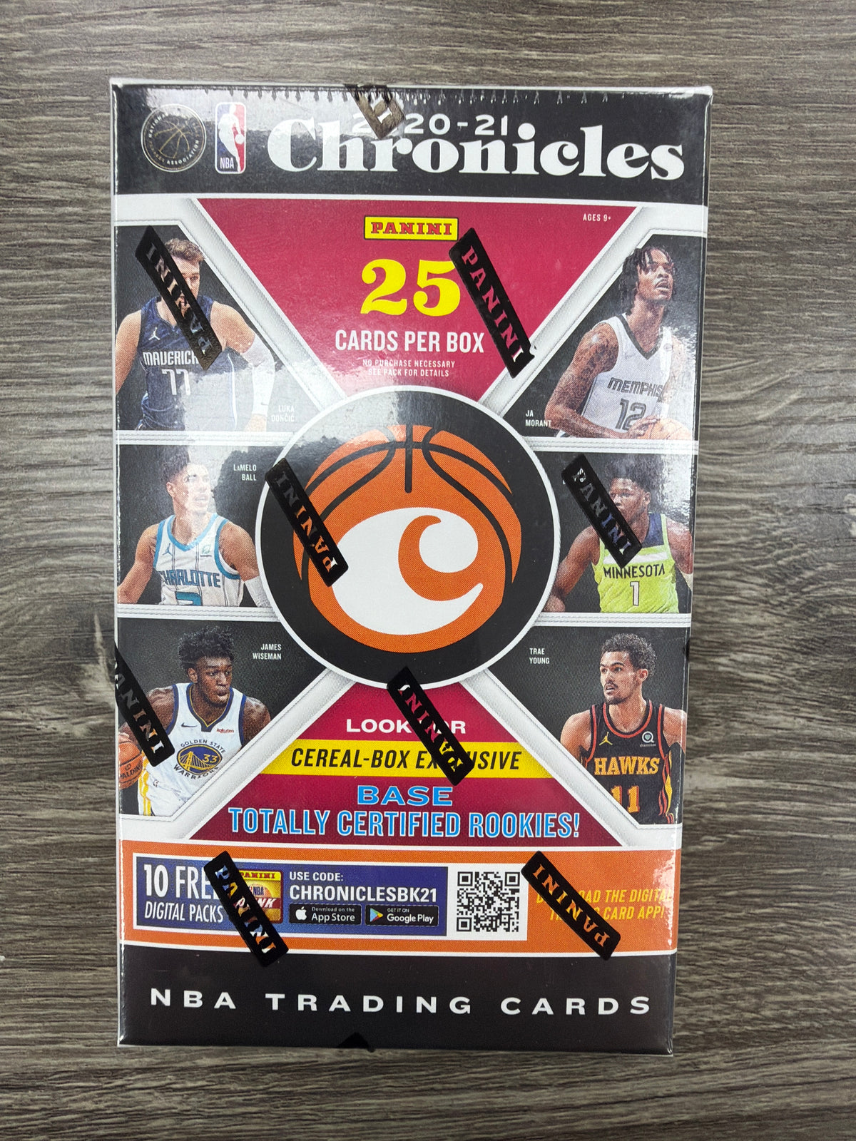 2020-21 Panini Chronicles Basketball Cereal Box