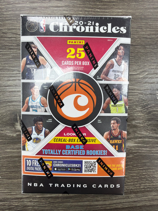 2020-21 Panini Chronicles Basketball Cereal Box