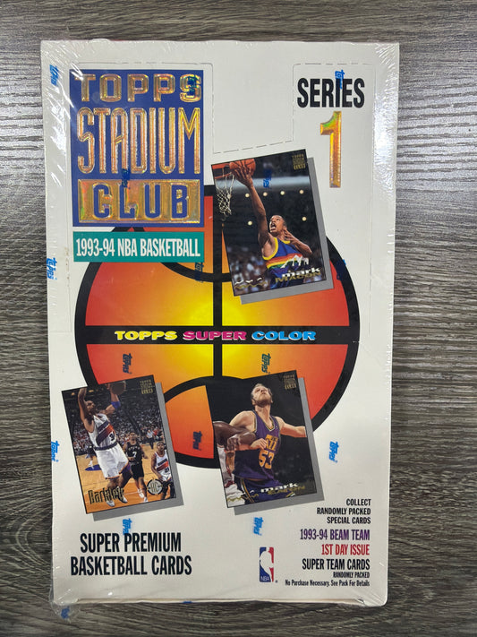 1993-94 Topps Stadium Club NBA Series 1
