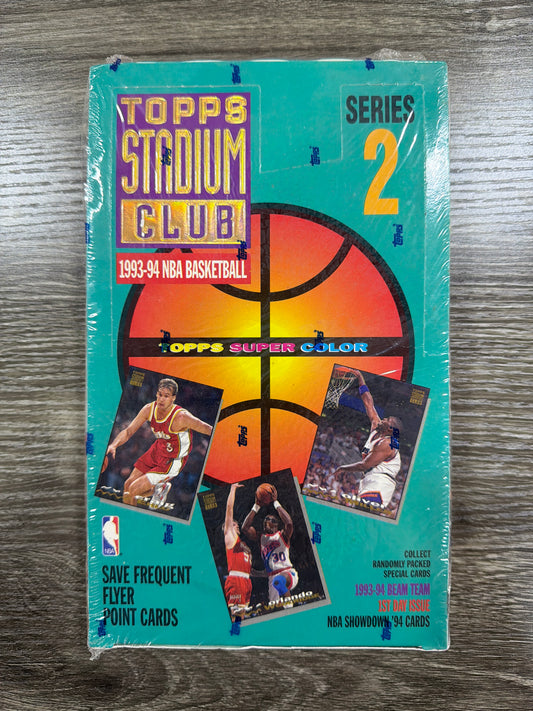 1993-94 Topps Stadium Club Series 2 NBA Box