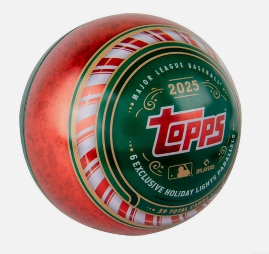 2025 Topps Holiday Baseball Tin