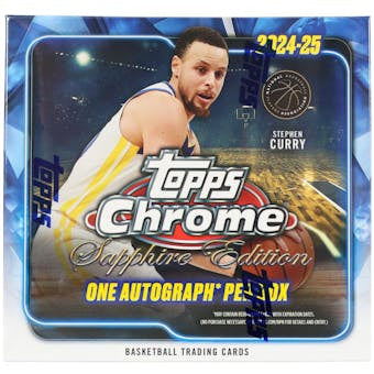 2024-25 Topps Chrome Sapphire Edition Basketball Box