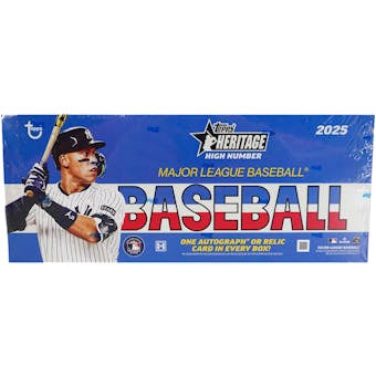 2025 Topps Heritage High Number Baseball Hobby Box