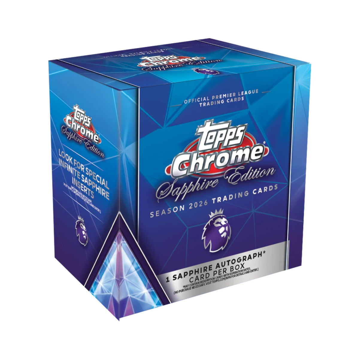 2025/26 TOPPS CHROME ENGLISH PREMIER LEAGUE SOCCER SAPPHIRE EDITION BOX