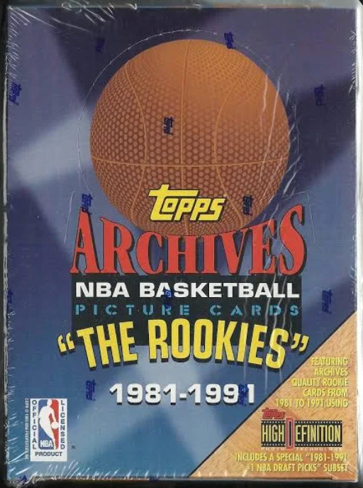 1993 Topps Archives Basketball The Rookies Box