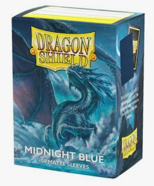 Dragon Shield Standard Midnight Blue Matte Card Sleeves