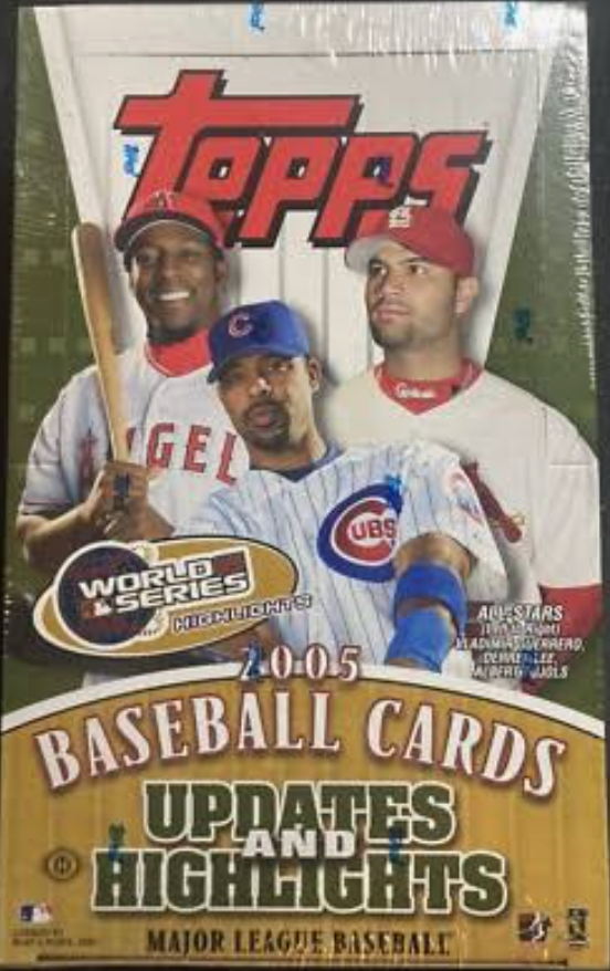 2005 Topps Baseball Cards Updates & Highlights Sealed Box