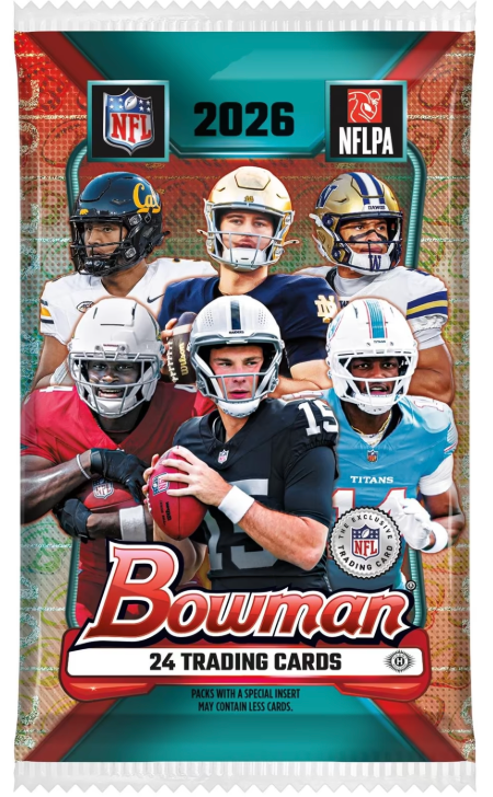 2026 Bowman Football Jumbo Pack