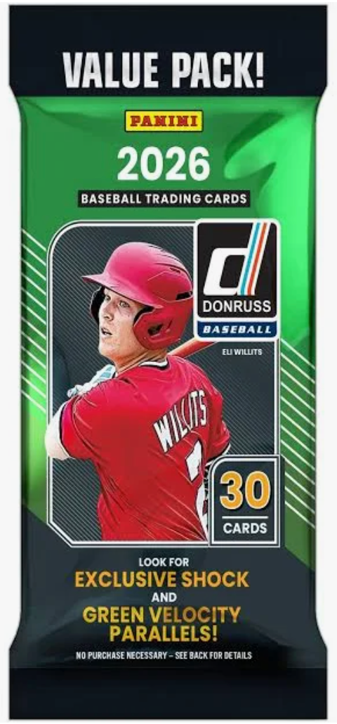 2026 Panini Donruss Baseball Value Pack