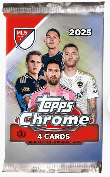 2025 Topps Chrome MLS Soccer Blaster Pack